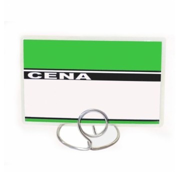 Ceny laminowane do szpilek 60X95mm 50szt ZIELONE