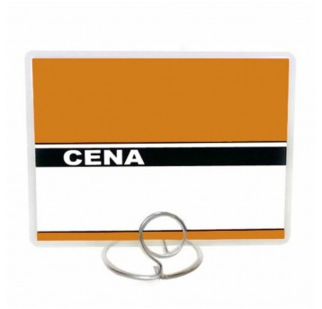 Ceny laminowane do szpilek 80X111mm 50szt POMARAŃC