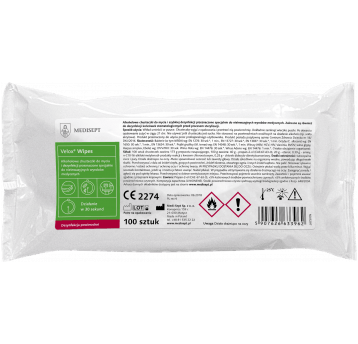 Chusteczki do dezynfekcji VELOX 100szt folia