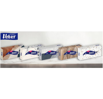 Chusteczki pudełko 3W 120szt VELVET COMFORT /32