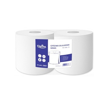 Czyściwo CLARINA SERWIS 2W celuloza 200m 2rol