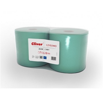 Czyściwo CLIVER C300/1 1W 300m ZIELONE 2rol