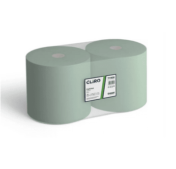 Czyściwo makulatura CLIRO ZIELONE 1W 380m 2rol