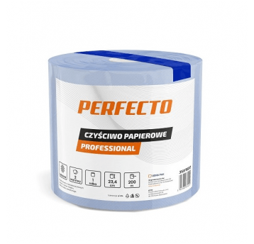 Czyściwo papierowe niebieski PERFECTO 2W 200m 1rol