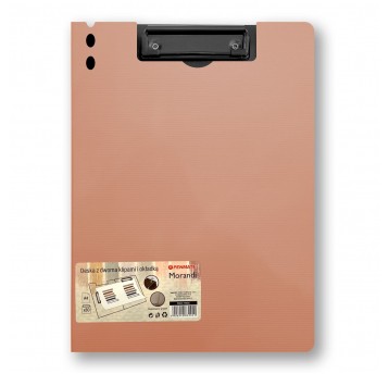 Deska klip MORANDI A4 różowa ZAMYKANA