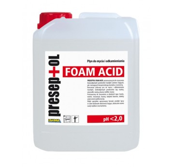 Dezynfekcja odkamieni powie Preseptol Foam Acid 5L