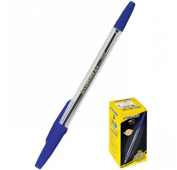 Długopis CORVINA NIEBIESKI z zatyczką 50szt
