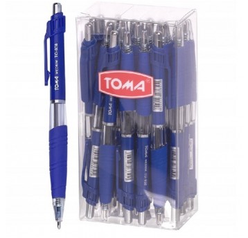 Długopis TOMA automatyczny TO-038 NIEBIESKI /24