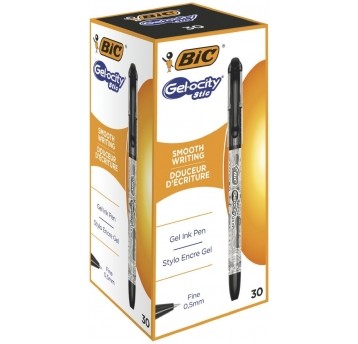 Długopis żelowy Bic GEL OCITY czarny 0,5mm