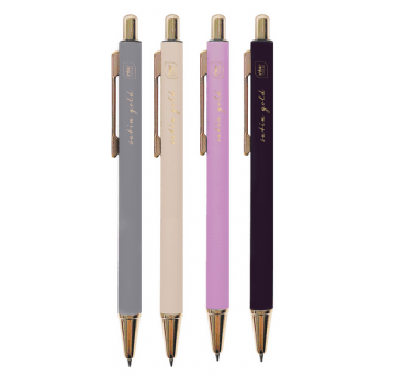 Długopis żelowy Interdruk Satin Gold 0,7mm niebies
