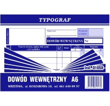 Dowód wenętrzny A6 1szt /5