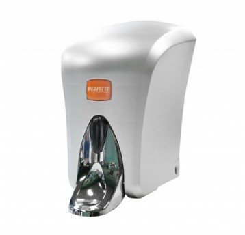 Dozownik PERFECTO SREBRNY ŁOKCIOWY 1L z tankiem