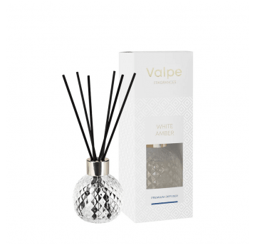 Dyfuzor zapachowy w krysztale VALPE Biały Bursztyn
