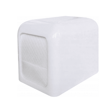 Dyspenser CLARINA 17x17cm BIAŁY