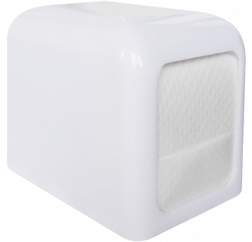 Dyspenser CLARINA 17x17cm BIAŁY