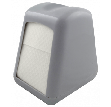 Dyspenser CLARINA 17x17cm Stożek SZARY SREBRNY