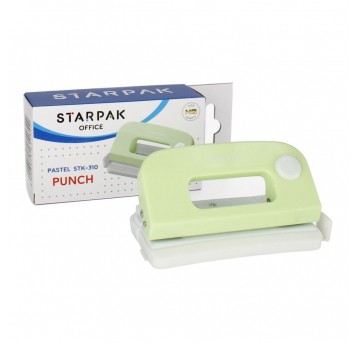 Dziurkacz 10k Starpak pastel zielony stk-310