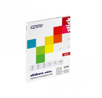 Etykieta samoprzylepna 70x25 Grand A4 '33' 100szt