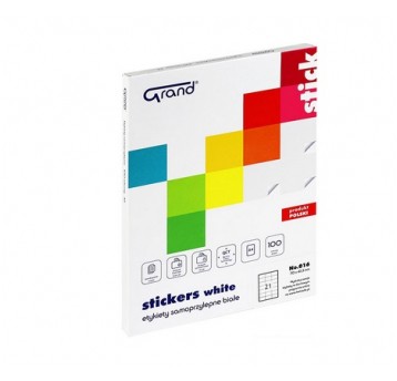 Etykieta samoprzylepna 70x42,3 Grand '21' 100szt