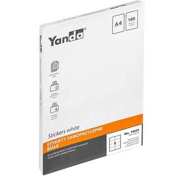 Etykieta samoprzylepna YANDA 105x74 mm '8' 100szt