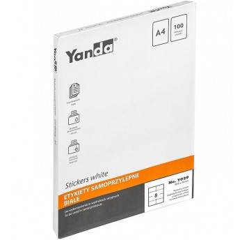 Etykieta samoprzylepna YANDA 105x74 mm '8' 100szt