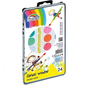 Farby akwarelowe Fiorello 24kol