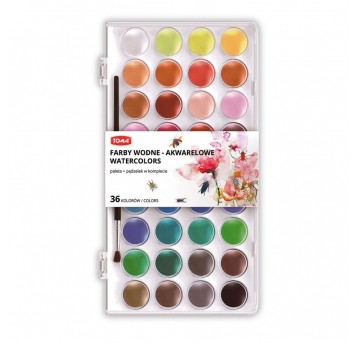 Farby akwarelowe TOMA 36 kolorów TO-730