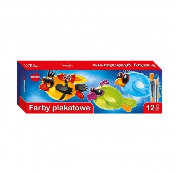 Farby plakatowe Mona 20ml 12 kolor