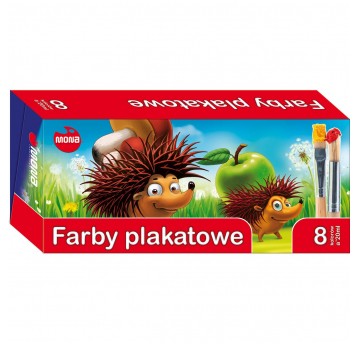 Farby plakatowe Mona 8 kol 20ml