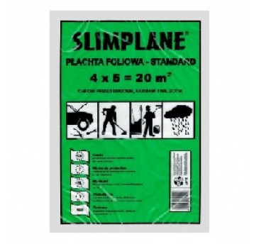 Folia ochronna HDPE STANDARD 4/5m 1szt /40