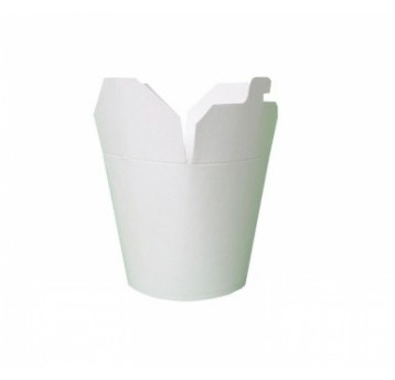 FOOD BOX papierowy BIAŁY 500ml 50szt /20