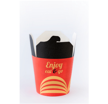 FOOD BOX papierowy ENJOY 450ml NADRUK 50szt /10