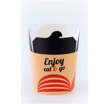 FOOD BOX papierowy ENJOY 700ml NADRUK 50szt /10