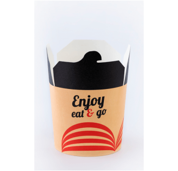 FOOD BOX papierowy ENJOY 700ml NADRUK 50szt /10