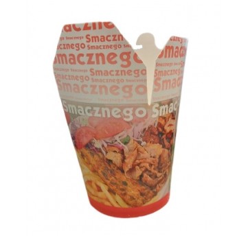 FOOD BOX papierowy SMACZNEGO 1000ml 50szt /10