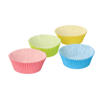 Foremki do pieczenia fi 5cm PASTELOWE 60szt