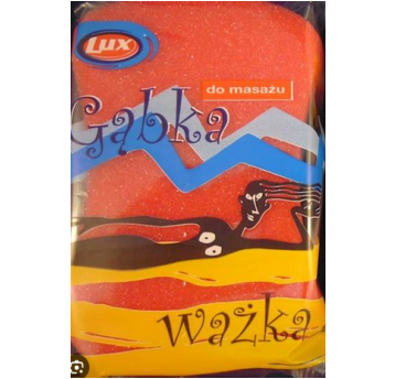 Gąbka do masażu motyl WAŻKA