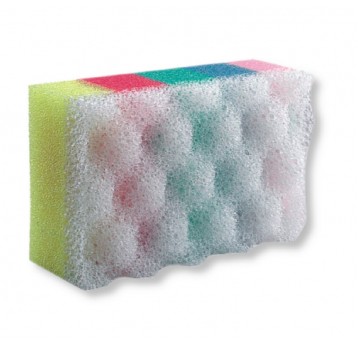 Gąbka do masażu prostokątna TĘCZA NELLY