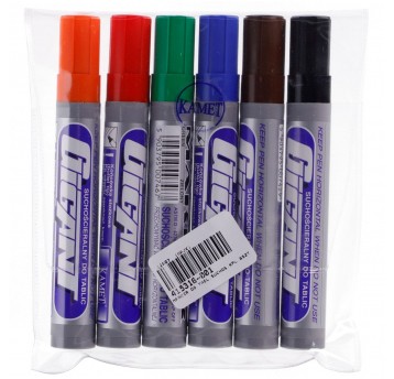 GIGANT marker do tablic suchościeralnych 6szt