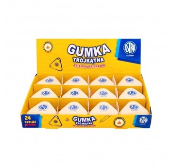 Gumka do mazania Astra trójkątna