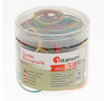 Gumki recepturki Titanum 40G MIX TUBA