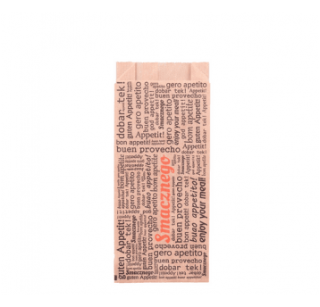 Hot-dog PE brąz francuski 7,5x17cm SMAC 200szt /10