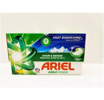 Kapsułki do prania ARIEL 19szt DO BIAŁEGO