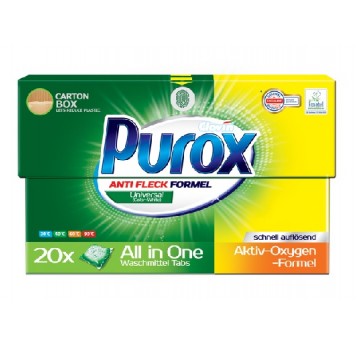 Kapsułki do prania PUROX 22szt UNIVERSAL