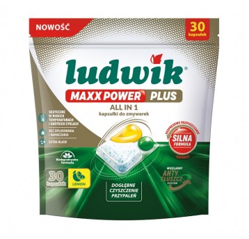 Kapsułki do zmywarki LUDWIK 30szt All in One lemon