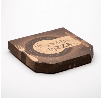 Karton PIZZA PYSZNA 50cm /4.5cm BRĄZ EBŚ 50szt