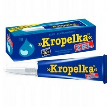 Klej błyskawiczny ŻEL NIEBIESKA Kropelka 3g