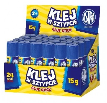 Klej w sztyfcie ASTRA 15g /24