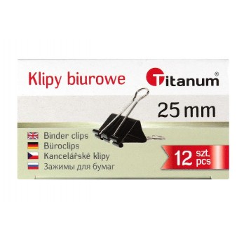 Klipy 25mm 12szt Titanum / Grand