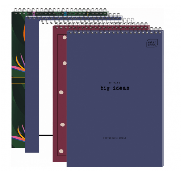 Kołozeszyt A6 100# spiral po krótkim bok Interdruk